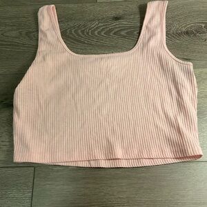 Pink crop top